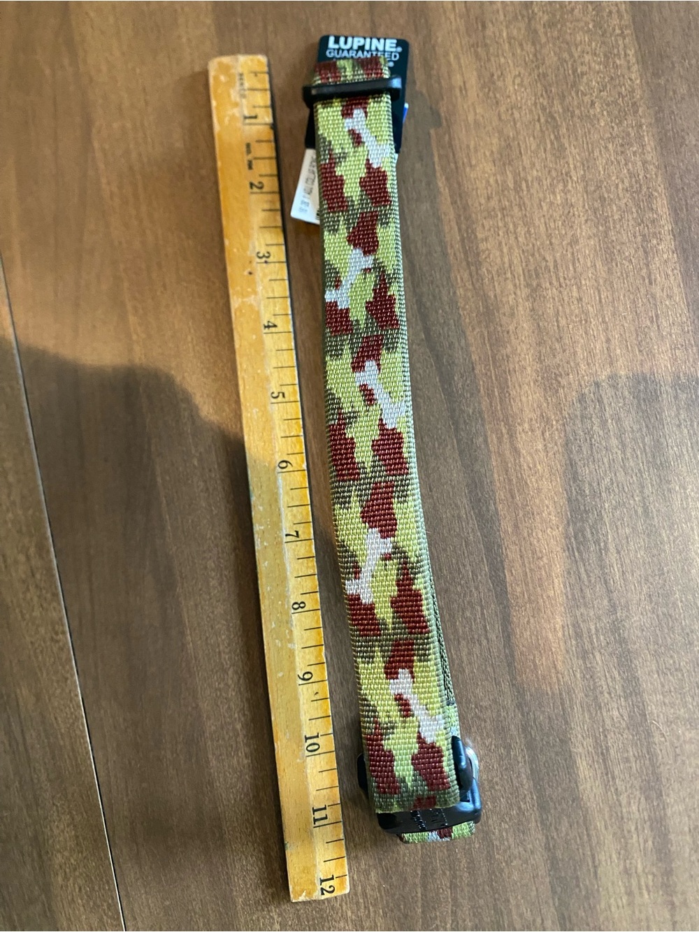 Lupine Adjustable Camouflage Dog Collar NWT